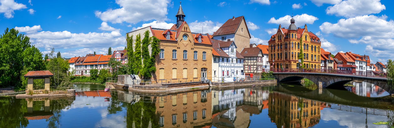 Blick auf eine Stadt