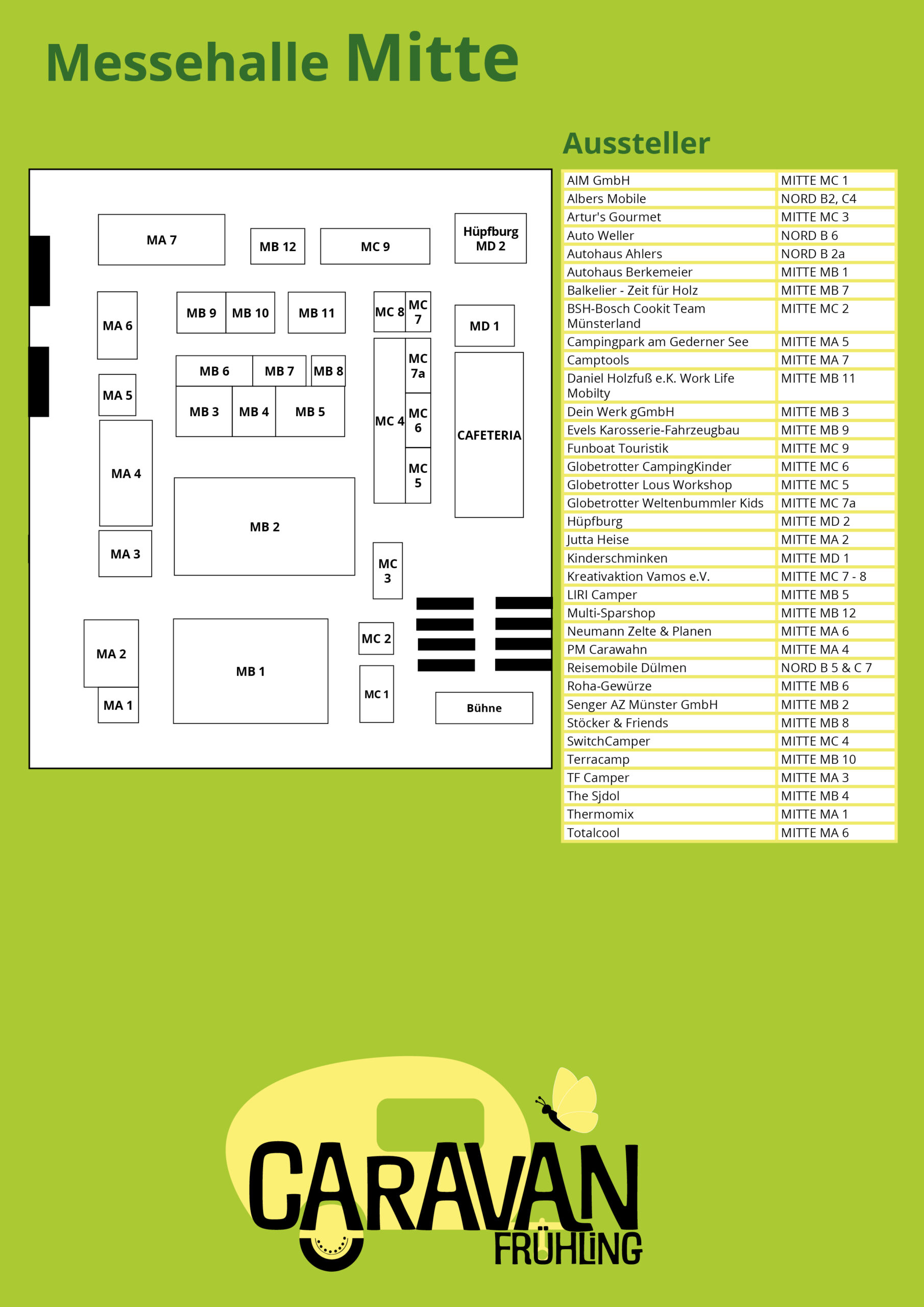 Hallenplan Mitte
