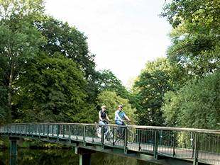 Foto: Unterwegs auf den Spuren der Friedensreiter – Von Osnabrück ins idyllische Emsauenland Foto: Unterwegs auf den Spuren der Friedensreiter – Von Osnabrück ins idyllische Emsauenland