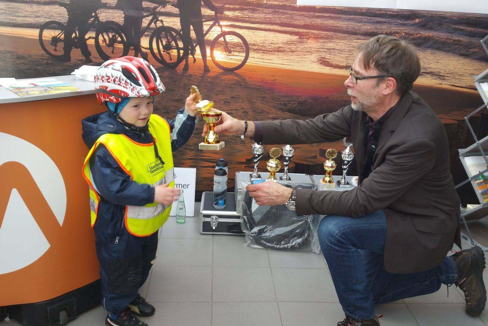 Sieger beim letzten Fette Reifen Rennen Fahrradbegeisterung