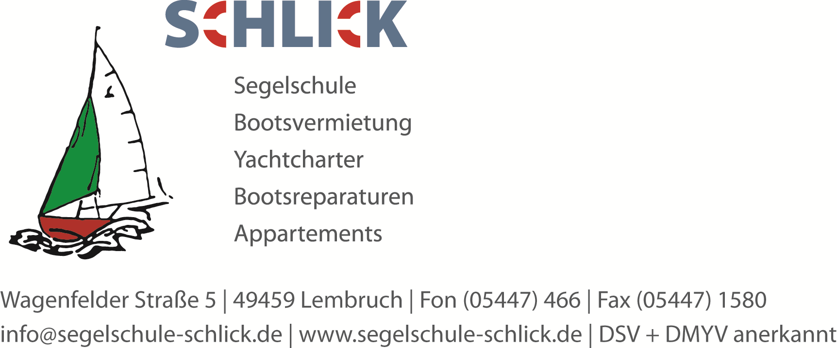 Segelschule und Bootsvermietung Schlick